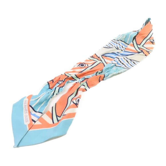 ❤️HERMES Twilly Scarf Scarves Silk❤️ - Picture 7 of 15